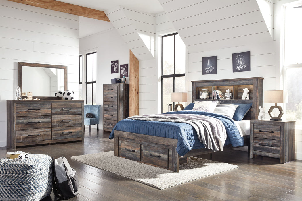 Drystan - Panel Bookcase Bed – Panel Beds by Signature Design by Ashley® at Furniture Wholesale Plus , Nashville furniture store