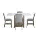 Grayson - Counter Height Set With White Top Table – 5 Piece Dining Room Sets by Steve Silver Furniture at Furniture Wholesale Plus , Nashville furniture store