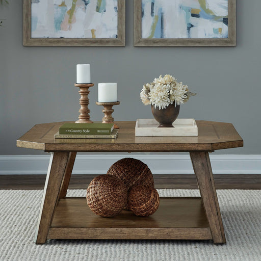 Carolina Park - Octagonal Table – Cocktail Tables by Liberty Furniture at Furniture Wholesale Plus , Nashville furniture store