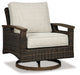 Paradise Trail - Swivel Lounge Chair (Set of 2) - Medium Brown – Chair Sets by Signature Design by Ashley® at Furniture Wholesale Plus , Nashville furniture store