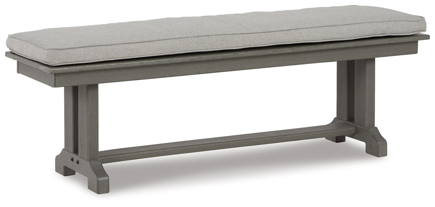 Visola - Bench with Cushion - Gray – Benches by Signature Design by Ashley® at Furniture Wholesale Plus , Nashville furniture store