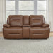Cameron - Loveseat With Console P3 & ZG - Dakota Saddle – Reclining Loveseats by Liberty Furniture at Furniture Wholesale Plus , Nashville furniture store
