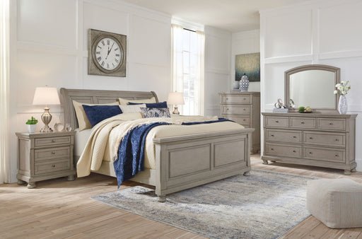 Lettner - Sleigh Bed Set – 6 Piece Bedroom Sets by Signature Design by Ashley® at Furniture Wholesale Plus , Nashville furniture store