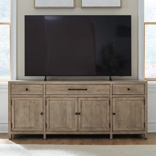 Proximity Place - 82" TV Console - Barley Buff – TV Stands by Liberty Furniture at Furniture Wholesale Plus , Nashville furniture store