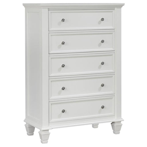 Sandy Beach - 5-drawer Chest - Premium Accent Chests from CoasterEssence - Just $729! Shop now at Furniture Wholesale Plus  We are the best furniture store in Nashville, Hendersonville, Goodlettsville, Madison, Antioch, Mount Juliet, Lebanon, Gallatin, Springfield, Murfreesboro, Franklin, Brentwood