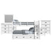 Hampton Kids - Bunk With Staircase And Trundle Bedroom Set – 3 Piece Bedroom Sets by Elements International at Furniture Wholesale Plus , Nashville furniture store