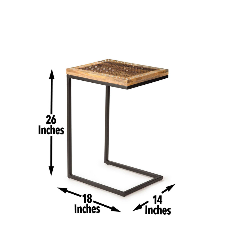 Parris - Sofa Server Table - Light Brown – Sofa Tables by Steve Silver Furniture at Furniture Wholesale Plus , Nashville furniture store