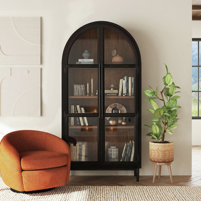 Santiago - Bookcase - Espresso Black – Standard Bookcases by Elements International at Furniture Wholesale Plus , Nashville furniture store