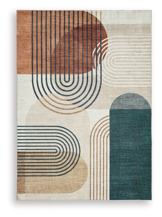 Farrendale - Washable Rug - Premium Washable Rugs from Signature Design by Ashley® - Just $118! Shop now at Furniture Wholesale Plus  We are the best furniture store in Nashville, Hendersonville, Goodlettsville, Madison, Antioch, Mount Juliet, Lebanon, Gallatin, Springfield, Murfreesboro, Franklin, Brentwood