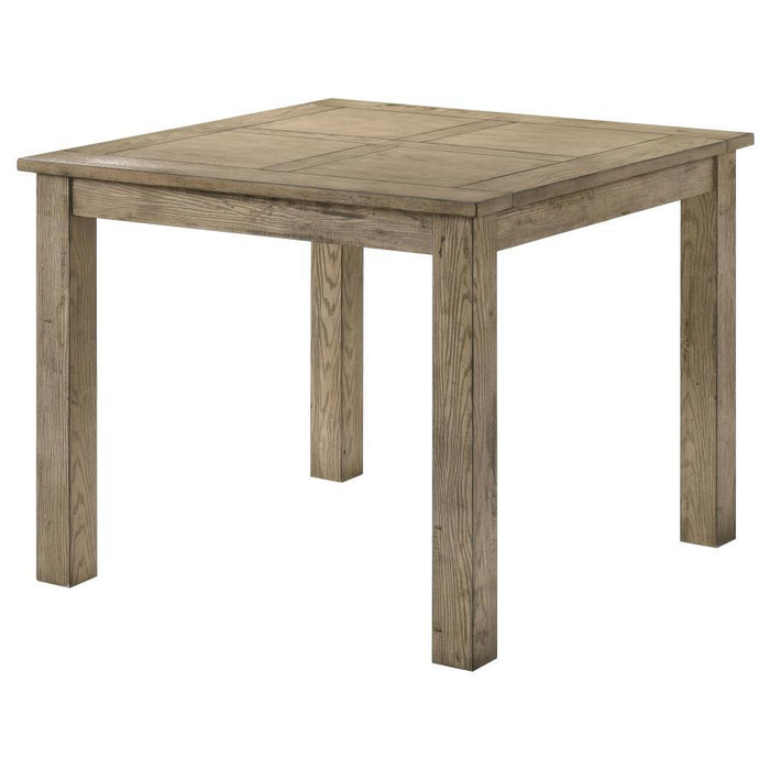 Cardova - Square Counter Height Dining Table - Vineyard Oak – Counter Tables by Coaster Fine Furniture at Furniture Wholesale Plus , Nashville furniture store
