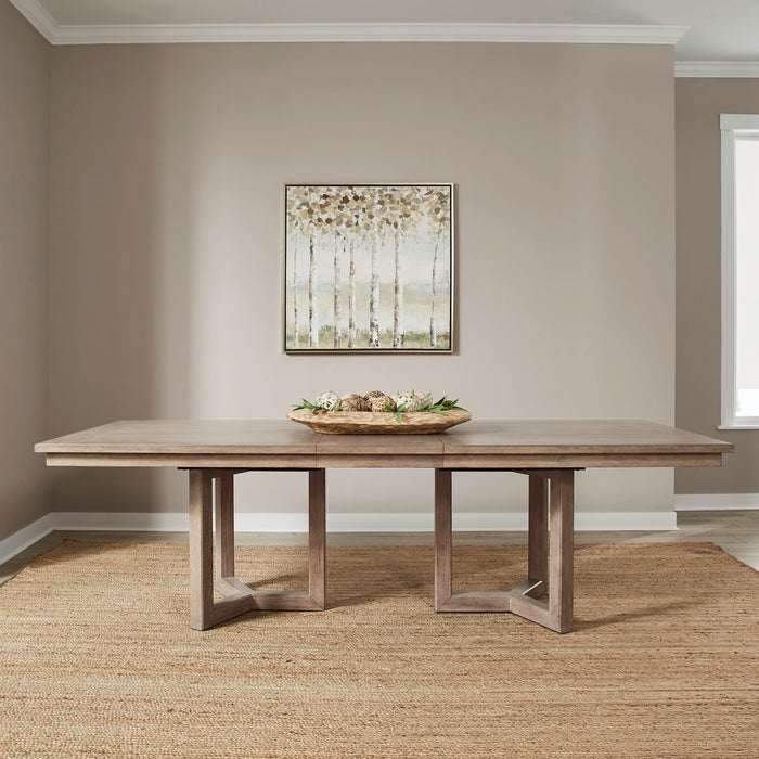 Proximity Place - Double Pedestal Table - Barley Buff – Dining Tables by Liberty Furniture at Furniture Wholesale Plus , Nashville furniture store