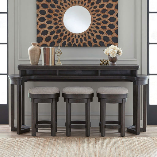 Weston - 4 Piece Bar Set - Peppercorn – 4 Piece Living Room Sets by Liberty Furniture at Furniture Wholesale Plus , Nashville furniture store