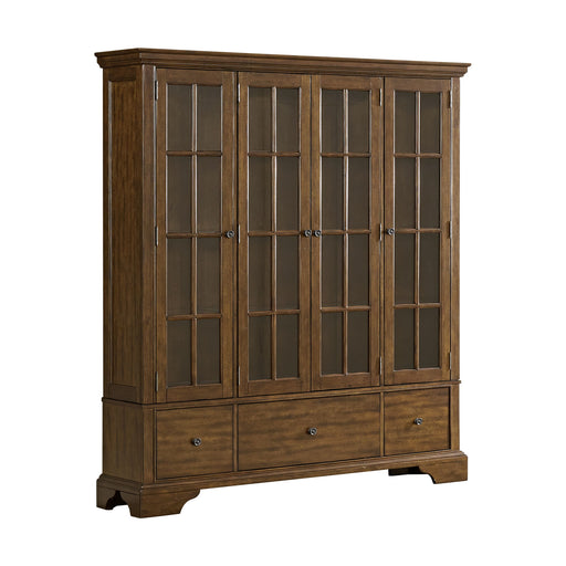 Phillipe - Complete Curio - Cherry – Curio Cabinets by Elements International at Furniture Wholesale Plus , Nashville furniture store