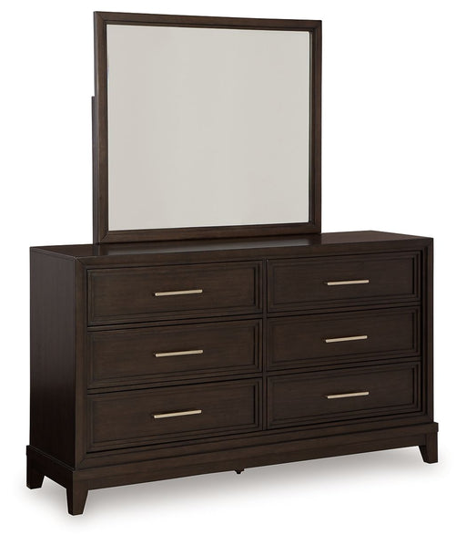 Neymorton - Dark Grayish Brown - Dresser And Mirror - Premium Dresser & Mirror from Signature Design by Ashley® - Just $918! Shop now at Furniture Wholesale Plus  We are the best furniture store in Nashville, Hendersonville, Goodlettsville, Madison, Antioch, Mount Juliet, Lebanon, Gallatin, Springfield, Murfreesboro, Franklin, Brentwood