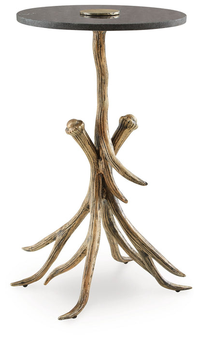 Lemkins - Accent Table - Black / Antique Gold Finish – Accent Tables by Signature Design by Ashley® at Furniture Wholesale Plus , Nashville furniture store