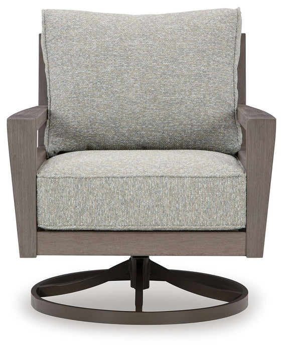 Hillside Barn - Gray / Brown - Swivel Lounge W/ Cushion - Premium Swivel Chairs from Signature Design by Ashley® - Just $848! Shop now at Furniture Wholesale Plus  We are the best furniture store in Nashville, Hendersonville, Goodlettsville, Madison, Antioch, Mount Juliet, Lebanon, Gallatin, Springfield, Murfreesboro, Franklin, Brentwood