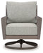 Hillside Barn - Gray / Brown - Swivel Lounge W/ Cushion - Premium Swivel Chairs from Signature Design by Ashley® - Just $848! Shop now at Furniture Wholesale Plus  We are the best furniture store in Nashville, Hendersonville, Goodlettsville, Madison, Antioch, Mount Juliet, Lebanon, Gallatin, Springfield, Murfreesboro, Franklin, Brentwood