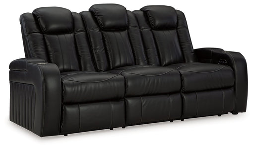 Caveman Den - Power Reclining Sofa With Adj Headrest - Midnight – Reclining Sofas by Signature Design by Ashley® at Furniture Wholesale Plus , Nashville furniture store