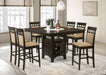 Gabriel - Square Counter Height Dining Set – 5 Piece Dining Room Sets by Coaster Fine Furniture at Furniture Wholesale Plus , Nashville furniture store