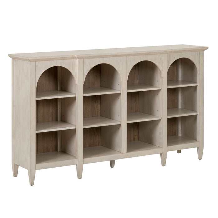 Pavilion - Breakfront Accent Cabinet - Natural – Accent Cabinets by Liberty Furniture at Furniture Wholesale Plus , Nashville furniture store