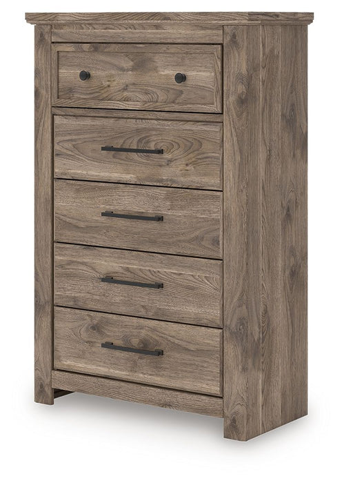 Rusticott - Five Drawer Chest - Brown – Accent Chests by Signature Design by Ashley® at Furniture Wholesale Plus , Nashville furniture store