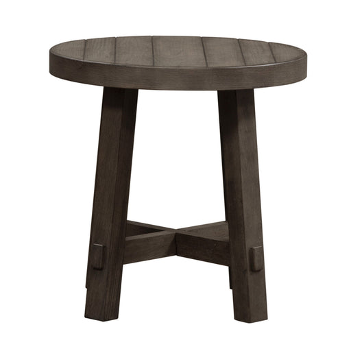Modern Farmhouse - Splay Leg Round End Table – End Tables by Liberty Furniture at Furniture Wholesale Plus , Nashville furniture store