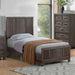 Modern Edge - Twin Panel Bed - Caffe – Panel Beds by Liberty Furniture at Furniture Wholesale Plus , Nashville furniture store