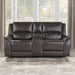 Alexandria - Power Reclining Console Loveseat – Reclining Loveseats by Steve Silver Furniture at Furniture Wholesale Plus , Nashville furniture store