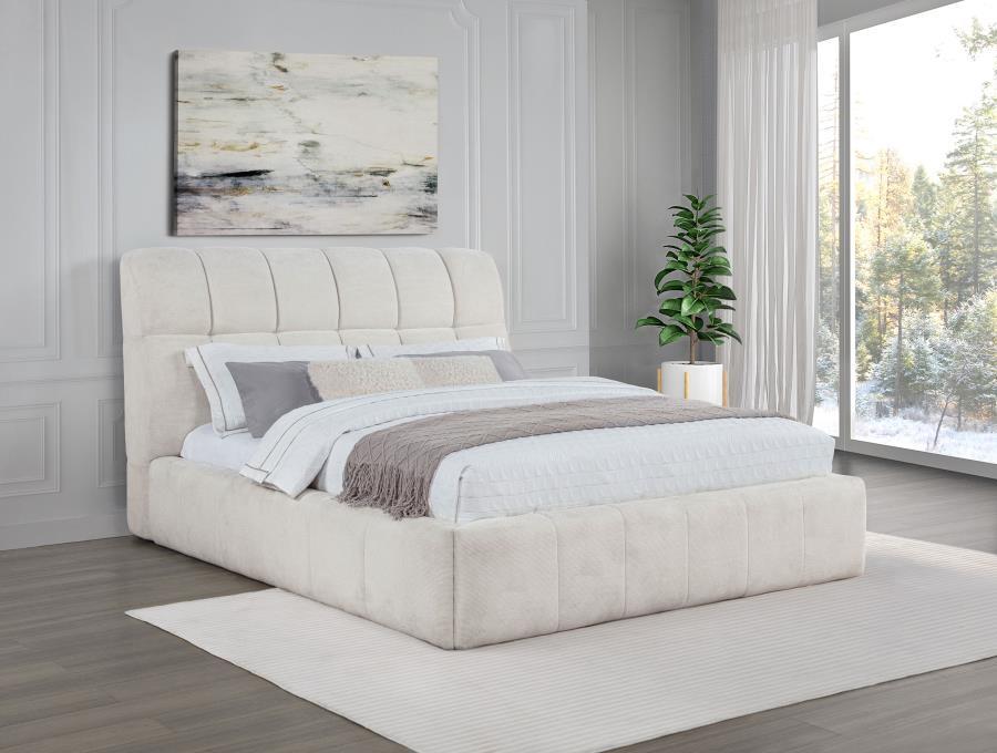 Nollet - Upholstered Platform Bed – Upholstered Beds by Coaster Fine Furniture at Furniture Wholesale Plus , Nashville furniture store