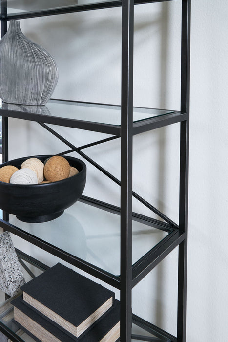 Dakerwell - Bookcase - Antique Black – Standard Bookcases by Signature Design by Ashley® at Furniture Wholesale Plus , Nashville furniture store