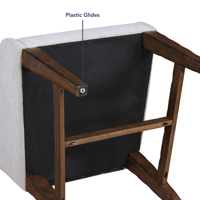 Auburn - Arm Chair (Set of 2) - White – Chair Sets by Steve Silver Furniture at Furniture Wholesale Plus , Nashville furniture store