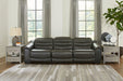 Center Line - Power Recliner Sectional – Reclining Sectionals by Signature Design by Ashley® at Furniture Wholesale Plus , Nashville furniture store