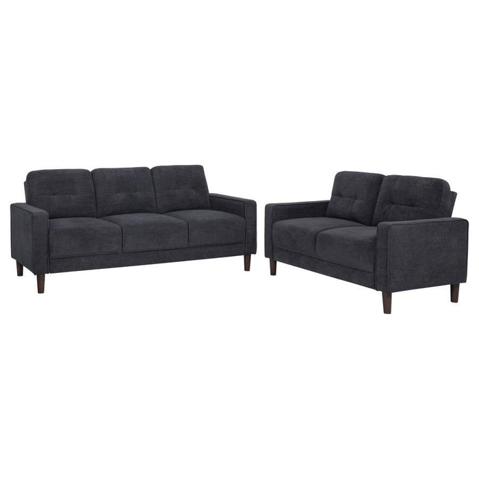 Bowen II - Upholstered Track Arm Sofa Set – Stationary Sofas & Loveseats by Coaster Fine Furniture at Furniture Wholesale Plus , Nashville furniture store