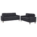 Bowen II - Upholstered Track Arm Sofa Set – Stationary Sofas & Loveseats by Coaster Fine Furniture at Furniture Wholesale Plus , Nashville furniture store