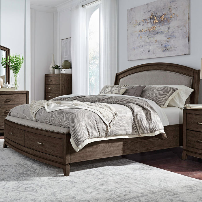 Avalon - Upholstered Storage Bed – Storage Beds by Liberty Furniture at Furniture Wholesale Plus , Nashville furniture store