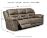 Stoneland - Reclining Sofa – Reclining Sofas by Signature Design by Ashley® at Furniture Wholesale Plus , Nashville furniture store