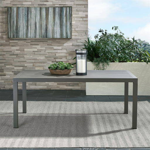 Plantation Key - Outdoor Rectangular Leg Table - Granite – Dining Tables by Liberty Furniture at Furniture Wholesale Plus , Nashville furniture store