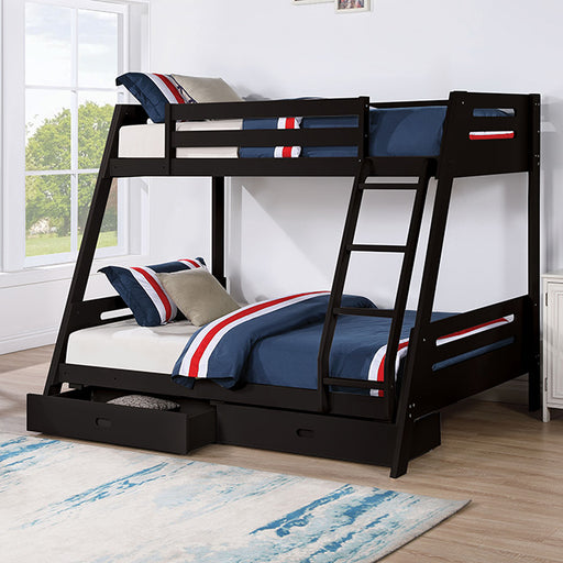 Emilee Twin/Full Bunk Bed - Premium Bunk Bed from FOA East - Just $491.40! Shop now at Furniture Wholesale Plus  We are the best furniture store in Nashville, Hendersonville, Goodlettsville, Madison, Antioch, Mount Juliet, Lebanon, Gallatin, Springfield, Murfreesboro, Franklin, Brentwood