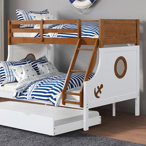 Nautia Twin/Full Bunk Bed - Premium Bunk Bed from FOA East - Just $661.05! Shop now at Furniture Wholesale Plus  We are the best furniture store in Nashville, Hendersonville, Goodlettsville, Madison, Antioch, Mount Juliet, Lebanon, Gallatin, Springfield, Murfreesboro, Franklin, Brentwood