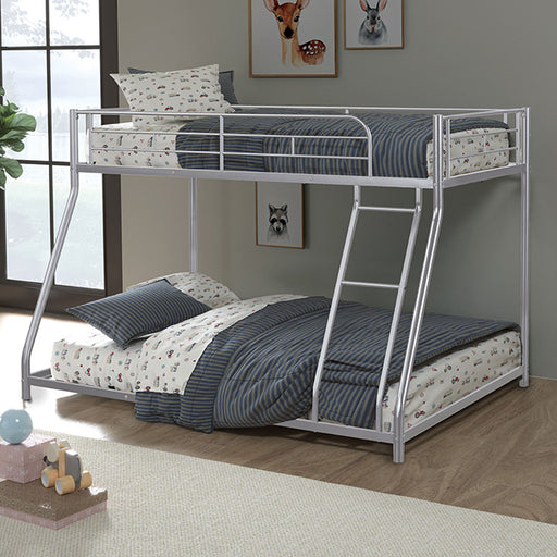 Panos Twin/Full Metal Bunkbed - Premium Bunk Bed from FOA East - Just $271.05! Shop now at Furniture Wholesale Plus  We are the best furniture store in Nashville, Hendersonville, Goodlettsville, Madison, Antioch, Mount Juliet, Lebanon, Gallatin, Springfield, Murfreesboro, Franklin, Brentwood