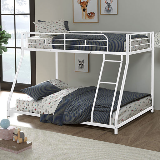 Panos Twin/Full Metal Bunkbed - Premium Bunk Bed from FOA East - Just $271.05! Shop now at Furniture Wholesale Plus  We are the best furniture store in Nashville, Hendersonville, Goodlettsville, Madison, Antioch, Mount Juliet, Lebanon, Gallatin, Springfield, Murfreesboro, Franklin, Brentwood