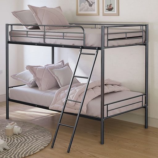 Hector Twin/Twin Metal Bunkbed - Premium Bunk Bed from FOA East - Just $251.55! Shop now at Furniture Wholesale Plus  We are the best furniture store in Nashville, Hendersonville, Goodlettsville, Madison, Antioch, Mount Juliet, Lebanon, Gallatin, Springfield, Murfreesboro, Franklin, Brentwood