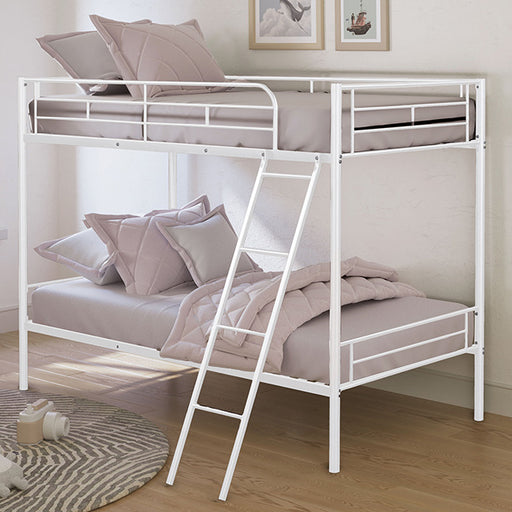 Hector Twin/Twin Metal Bunkbed - Premium Bunk Bed from FOA East - Just $251.55! Shop now at Furniture Wholesale Plus  We are the best furniture store in Nashville, Hendersonville, Goodlettsville, Madison, Antioch, Mount Juliet, Lebanon, Gallatin, Springfield, Murfreesboro, Franklin, Brentwood