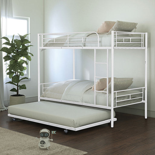 Philotus Twin/Twin Bunkbed + Trundle - Premium Bunk Bed from FOA East - Just $290.55! Shop now at Furniture Wholesale Plus  We are the best furniture store in Nashville, Hendersonville, Goodlettsville, Madison, Antioch, Mount Juliet, Lebanon, Gallatin, Springfield, Murfreesboro, Franklin, Brentwood