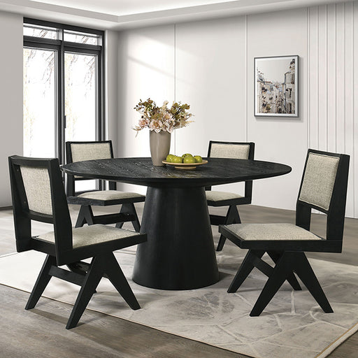 Tottenham 59" Round Dining Table - Premium Dining Table from FOA East - Just $817.05! Shop now at Furniture Wholesale Plus  We are the best furniture store in Nashville, Hendersonville, Goodlettsville, Madison, Antioch, Mount Juliet, Lebanon, Gallatin, Springfield, Murfreesboro, Franklin, Brentwood