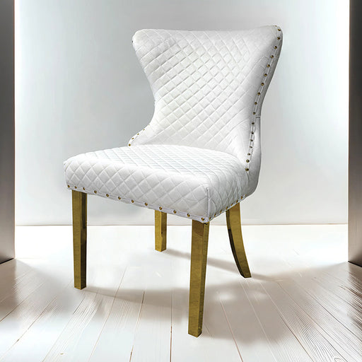 Portanova Gold Chair (2/CTN) - Premium Dining Chair from FOA East - Just $507! Shop now at Furniture Wholesale Plus  We are the best furniture store in Nashville, Hendersonville, Goodlettsville, Madison, Antioch, Mount Juliet, Lebanon, Gallatin, Springfield, Murfreesboro, Franklin, Brentwood