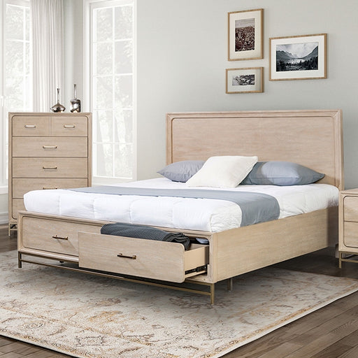 Sandnes E.King Bed - Premium Bed from FOA East - Just $992.55! Shop now at Furniture Wholesale Plus  We are the best furniture store in Nashville, Hendersonville, Goodlettsville, Madison, Antioch, Mount Juliet, Lebanon, Gallatin, Springfield, Murfreesboro, Franklin, Brentwood