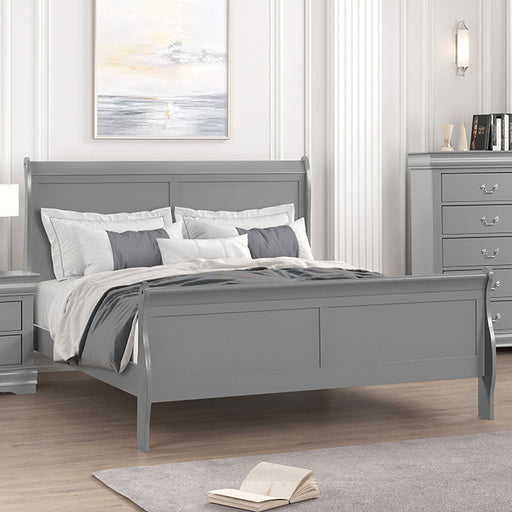 Louis Philippe Queen Bed - Premium Bed from FOA East - Just $399.75! Shop now at Furniture Wholesale Plus  We are the best furniture store in Nashville, Hendersonville, Goodlettsville, Madison, Antioch, Mount Juliet, Lebanon, Gallatin, Springfield, Murfreesboro, Franklin, Brentwood