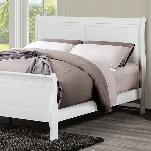 Louis Philippe Queen Bed - Premium Bed from FOA East - Just $212.55! Shop now at Furniture Wholesale Plus  We are the best furniture store in Nashville, Hendersonville, Goodlettsville, Madison, Antioch, Mount Juliet, Lebanon, Gallatin, Springfield, Murfreesboro, Franklin, Brentwood