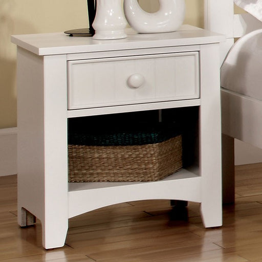 Corry White Night Stand - Premium Nightstand from FOA East - Just $156! Shop now at Furniture Wholesale Plus  We are the best furniture store in Nashville, Hendersonville, Goodlettsville, Madison, Antioch, Mount Juliet, Lebanon, Gallatin, Springfield, Murfreesboro, Franklin, Brentwood